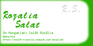 rozalia salat business card